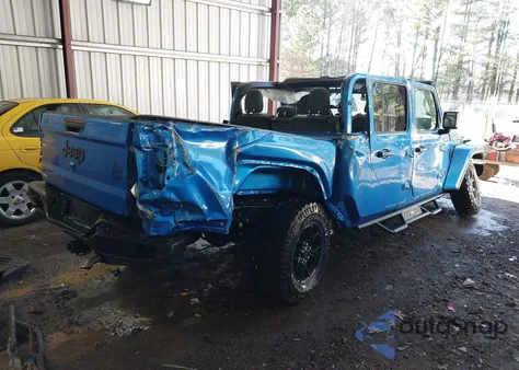 2024 Jeep Gladiator Willys from USA, damaged, VIN 1C6HJTAG7RL102878